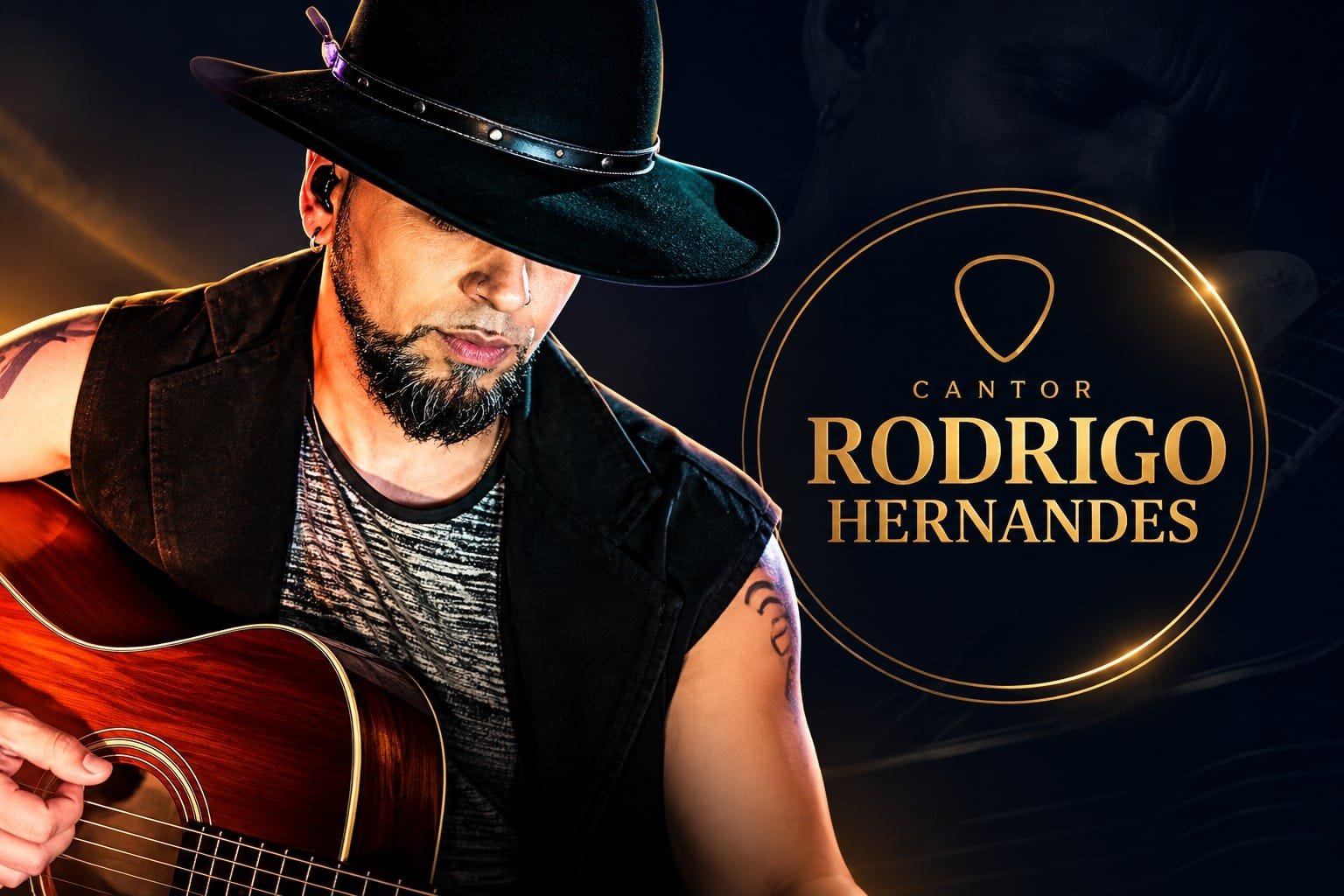 Identidade visual do cantor Rodrigo Hernandes
